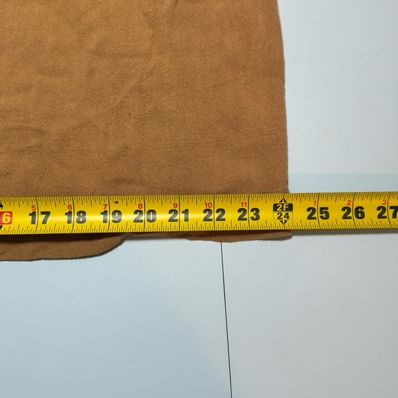 Women’s Size Medium Lavender Sketch Brown/Tan Dress With Pockets - Picture 7 of 7